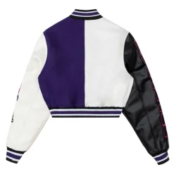 All Star Crop Varsity Jacket