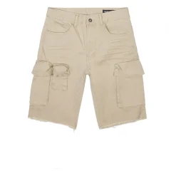 Big & Tall - Garment Washed Twill Cargo Shorts