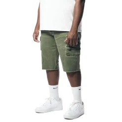 Big & Tall - Pigment Dyed Twill Utility Shorts