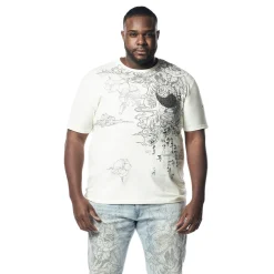 Big & Tall - Printed Tattoo Tee Shirt