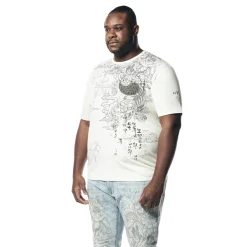 Big & Tall - Printed Tattoo Tee Shirt