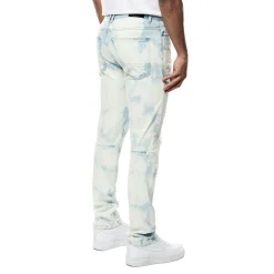 Bleach Washed Rip & Repaired Jeans