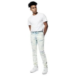 Bleach Washed Rip & Repaired Jeans