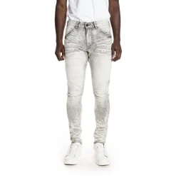 Bleached Detail Semi Basic Jeans