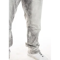Bleached Detail Semi Basic Jeans