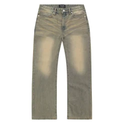 Brown Tinted Denim Pants