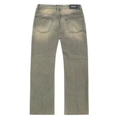 Brown Tinted Denim Pants
