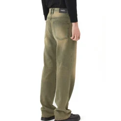 Brown Tinted Denim Pants