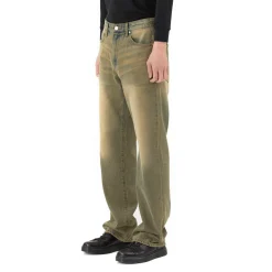 Brown Tinted Denim Pants