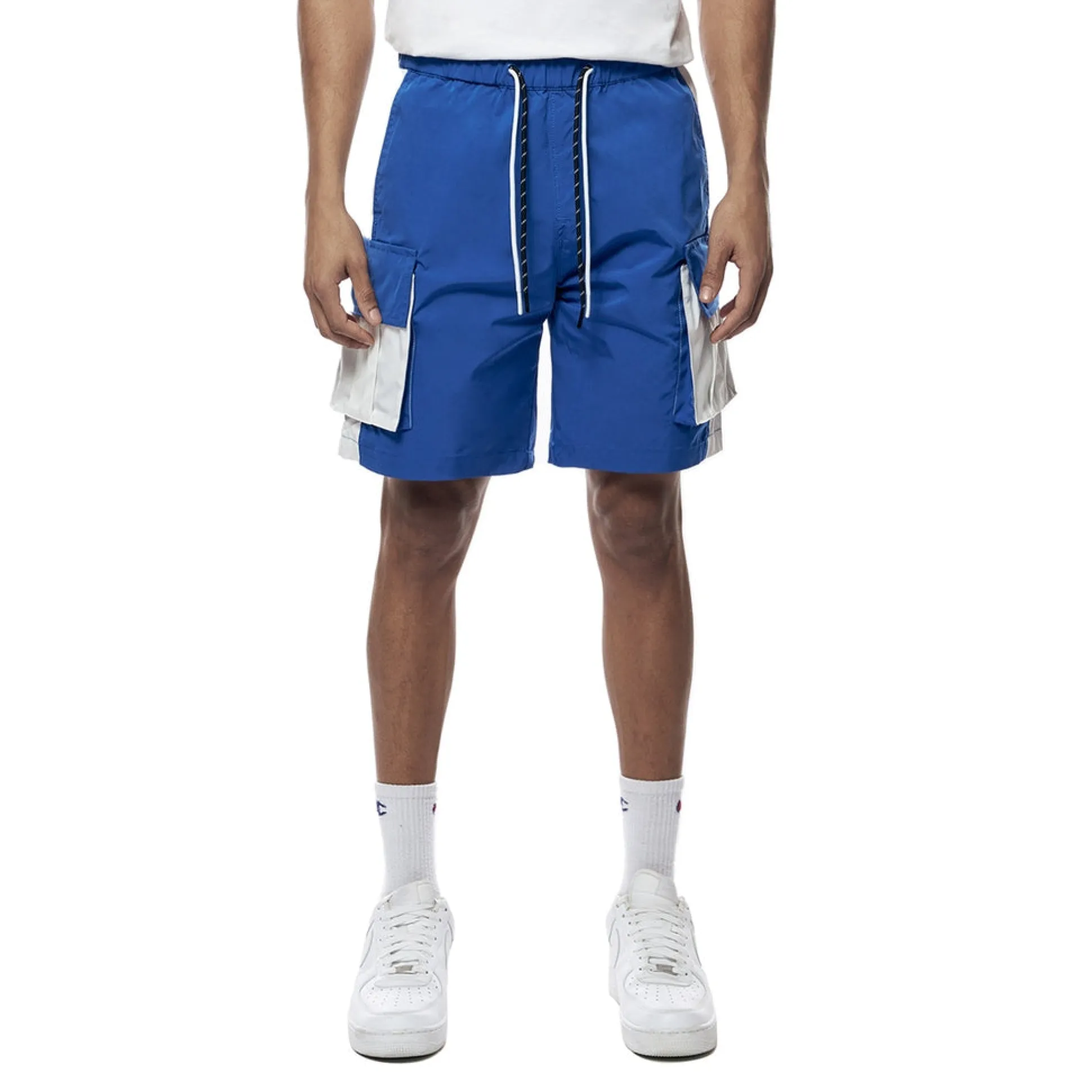 Colorblock Utility Windbreaker Shorts