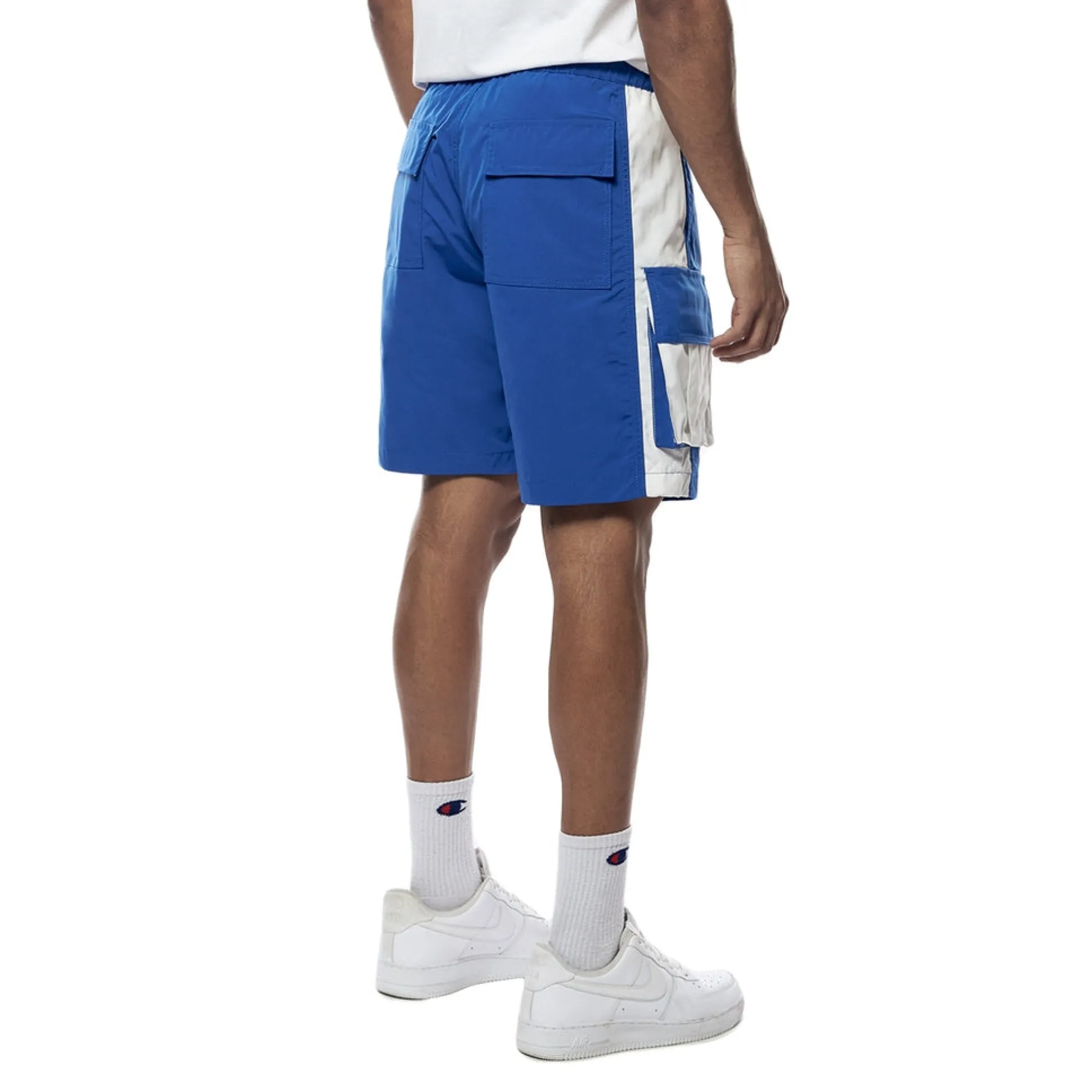 Colorblock Utility Windbreaker Shorts