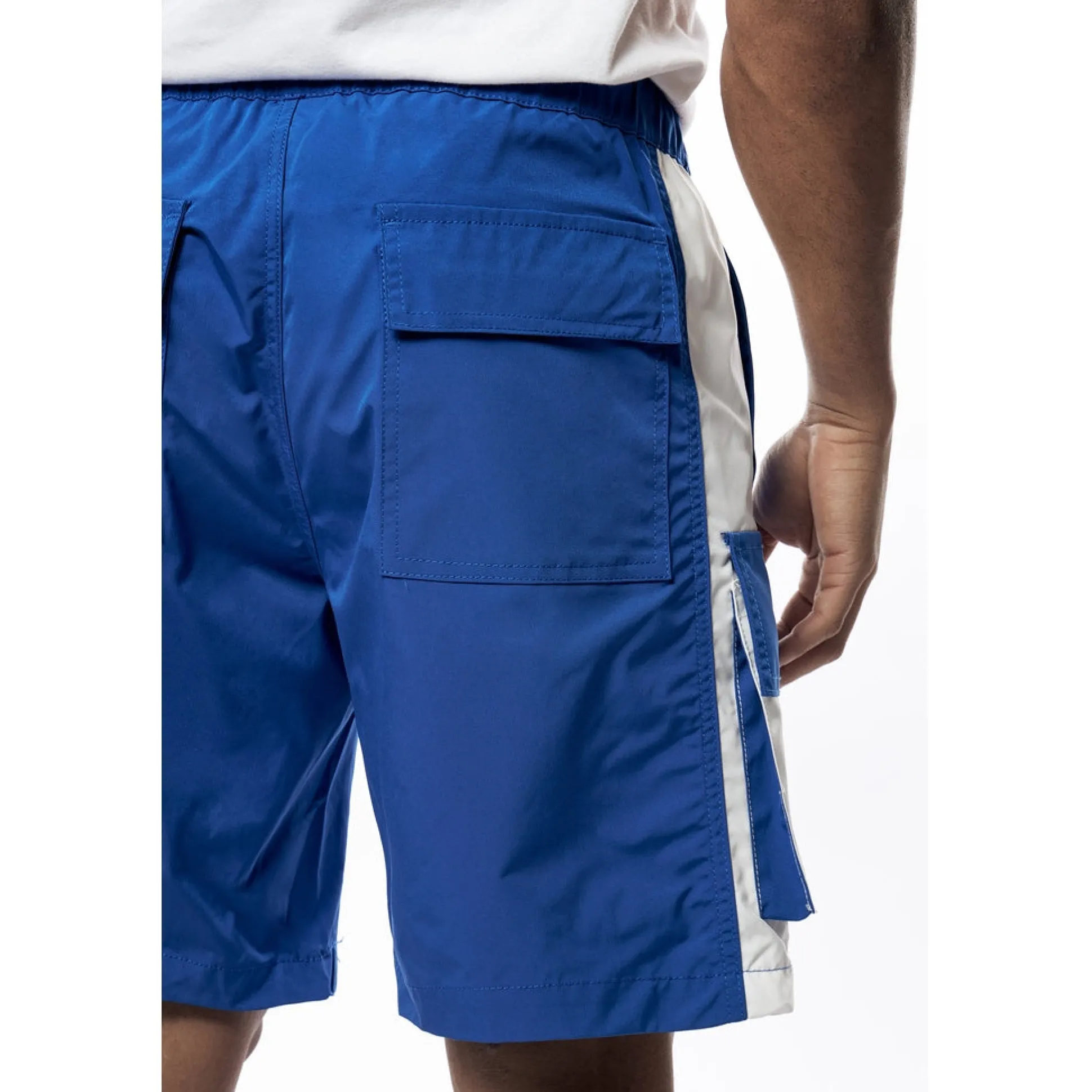 Colorblock Utility Windbreaker Shorts
