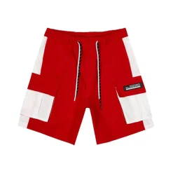 Colorblock Utility Windbreaker Shorts