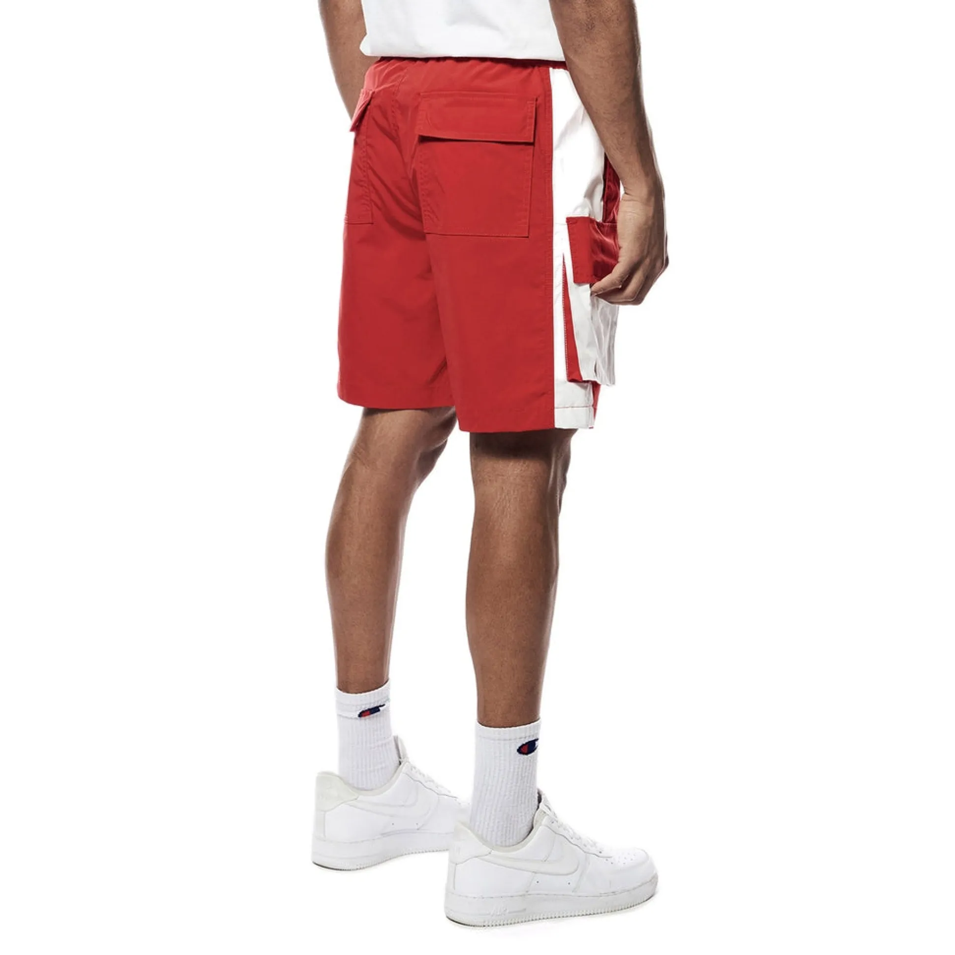 Colorblock Utility Windbreaker Shorts
