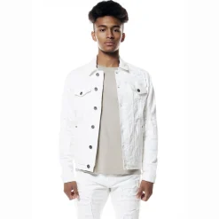 Distressed Rip & Repair Denim Jacket