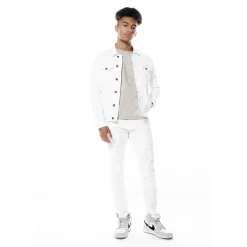 Distressed Rip & Repair Denim Jacket
