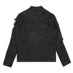 Distressed Rip & Repair Denim Jacket