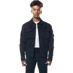 Distressed Rip & Repair Denim Jacket