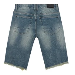 Distressed Rip & Repair Denim Shorts