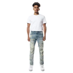 Distressed Rip & Repair Easy Slim Denim Jeans