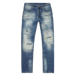 Distressed Rip & Repair Super Skinny Denim Jeans