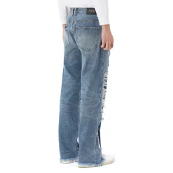 Doodling Cut Denim Pants