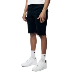 Garment Washed Twill Cargo Shorts