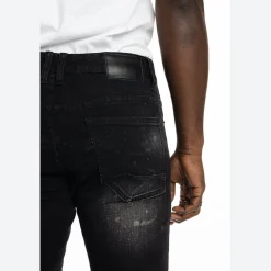 Graphic Patched Fashion Jeans