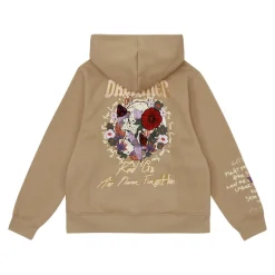 Graphic Zip Up Fleece Hoodie