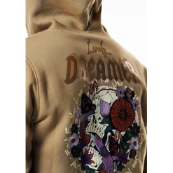 Graphic Zip Up Fleece Hoodie