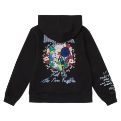 Graphic Zip Up Fleece Hoodie