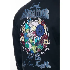 Graphic Zip Up Fleece Hoodie