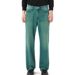 Green Tinted Denim Pants