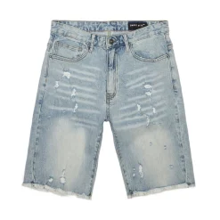 Gun Shot & Grinding Effects Jean Shorts