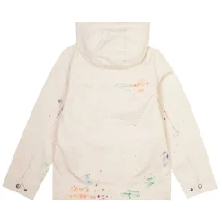 Hand Painted Utility Twill Anorak Jacket