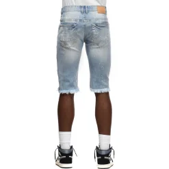 Heavy Rip & Repair Denim Shorts