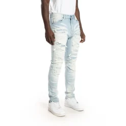 Heavy Rip & Repair Fashion Jeans