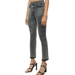 High-Rise Basic Denim Pants