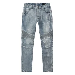 Iridescent Moto Jeans
