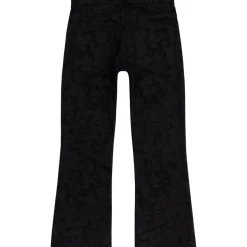 Laser Camo Printed Denim Pants