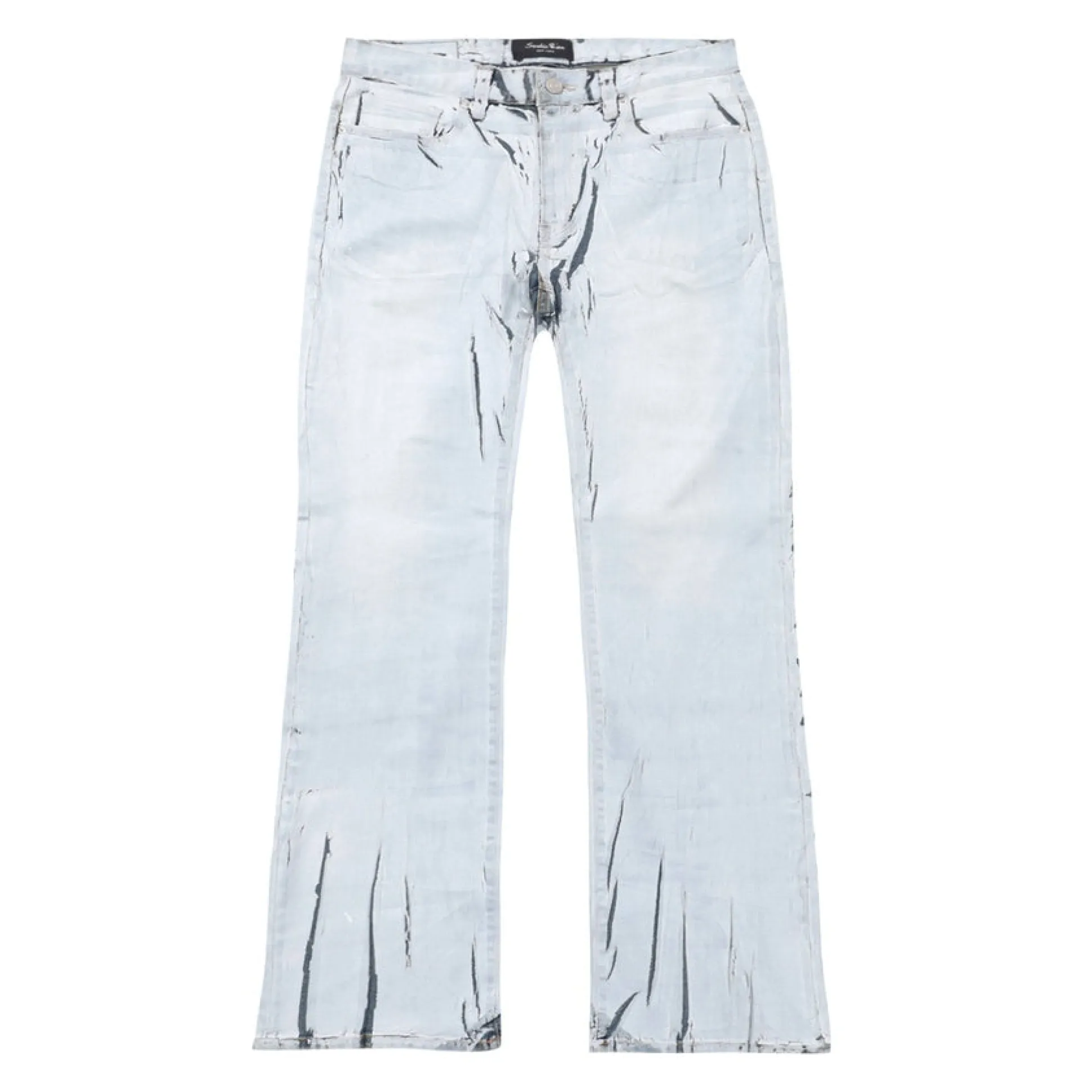 Matt Foil Denim Pants