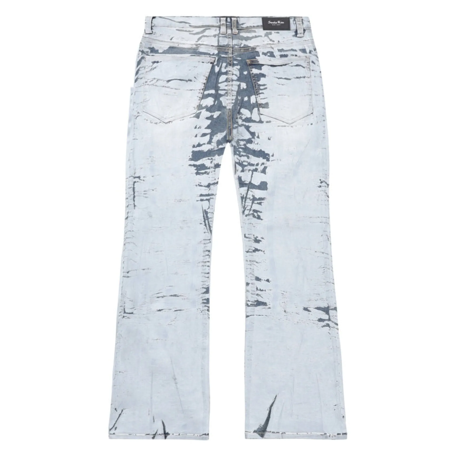 Matt Foil Denim Pants