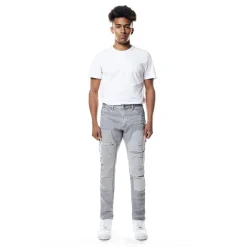 Mixed Media Double Knee Twill Pants
