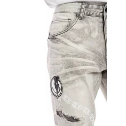 Mixed Media Fashion Jeans