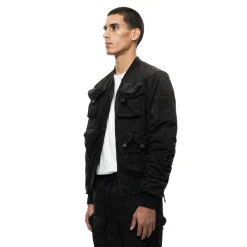 Mixed Media Utility Jacket