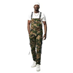 Multi Cargo Fashion Twill Overalls