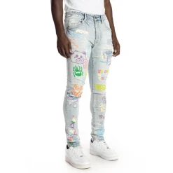 Multi Color Fashion Jeans