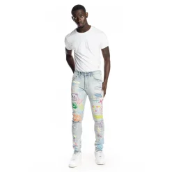 Multi Color Fashion Jeans