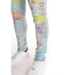 Multi Color Fashion Jeans