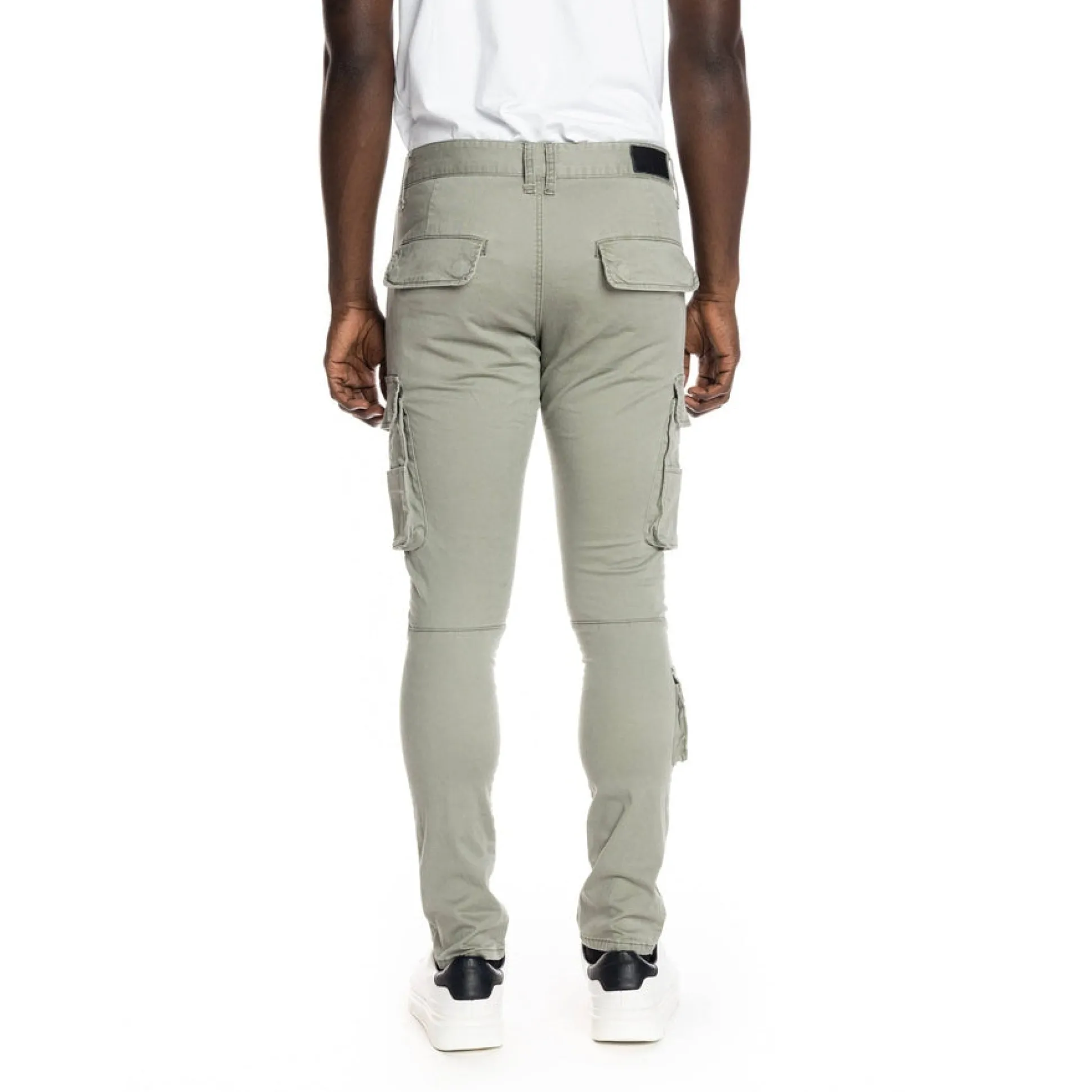 Multipocket Cargo Twill Pants